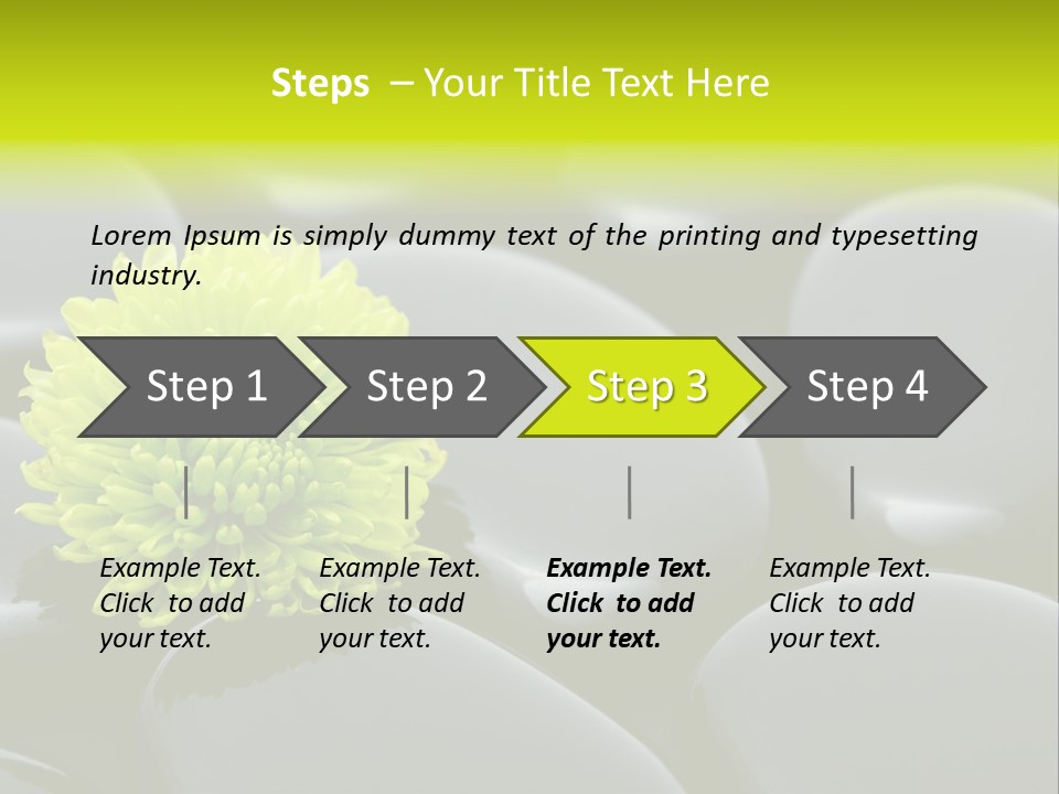 Tranquil Contrast Abstract PowerPoint Template