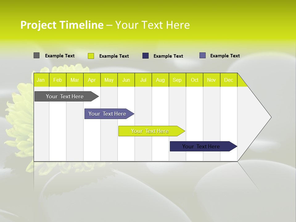 Tranquil Contrast Abstract PowerPoint Template