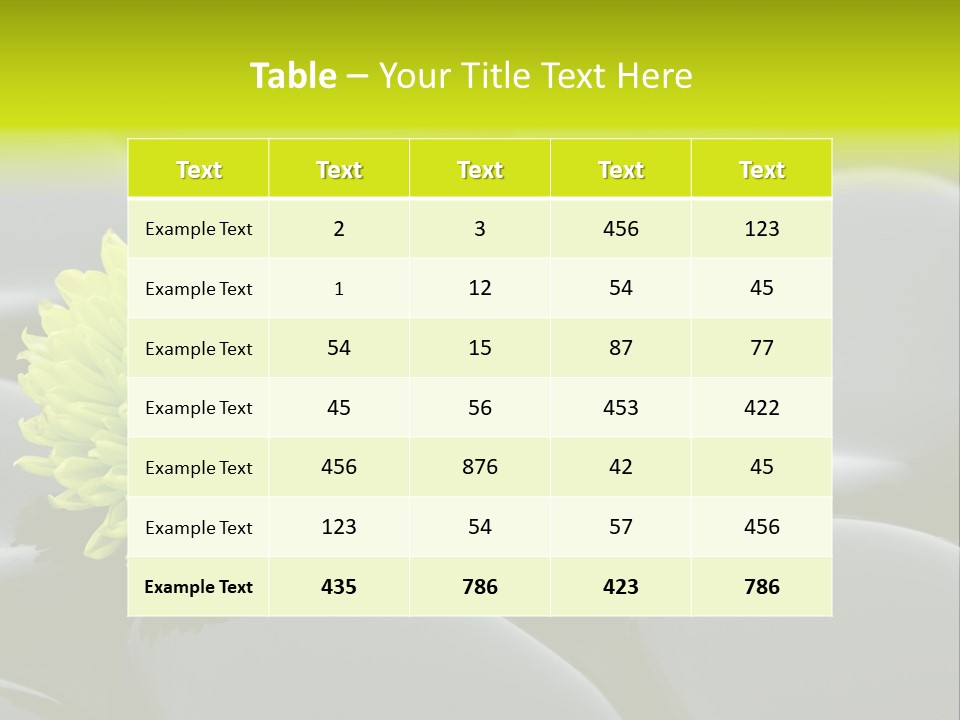 Tranquil Contrast Abstract PowerPoint Template