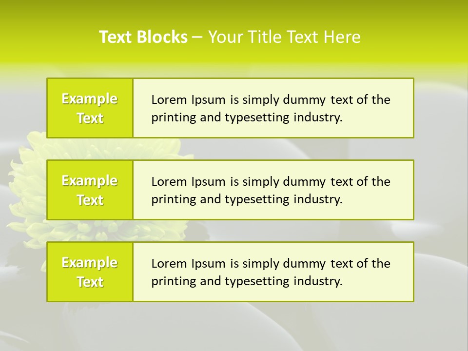 Tranquil Contrast Abstract PowerPoint Template