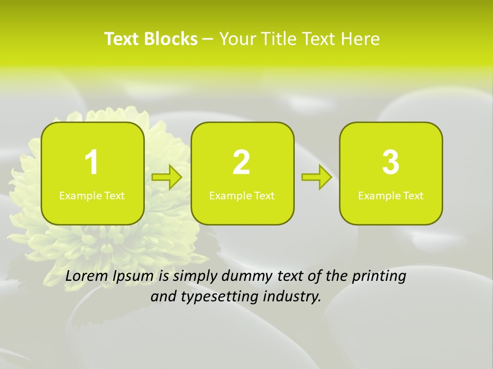 Tranquil Contrast Abstract PowerPoint Template