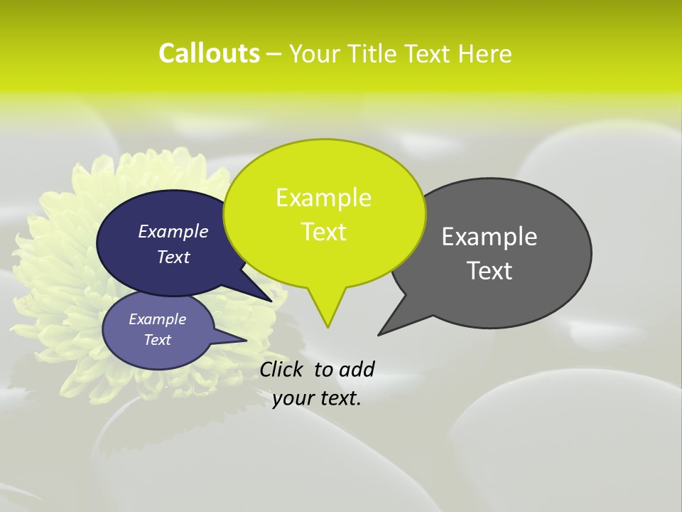 Tranquil Contrast Abstract PowerPoint Template