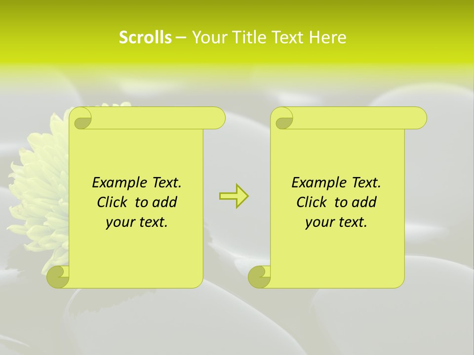 Tranquil Contrast Abstract PowerPoint Template