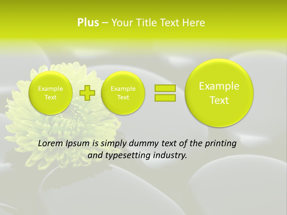 Tranquil Contrast Abstract PowerPoint Template