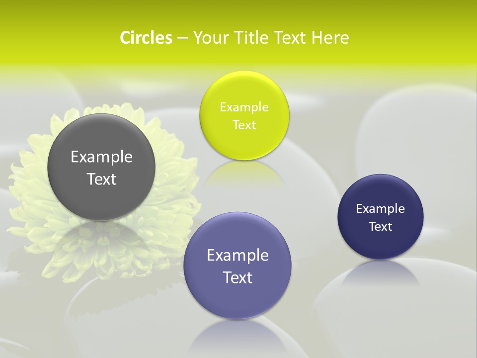 Tranquil Contrast Abstract PowerPoint Template