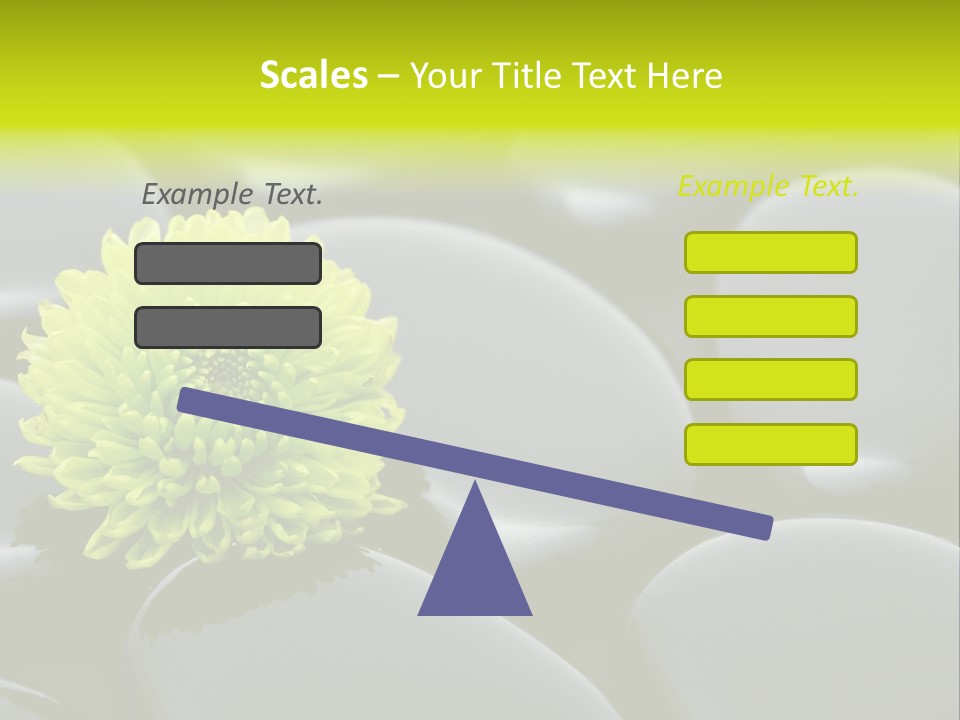 Tranquil Contrast Abstract PowerPoint Template