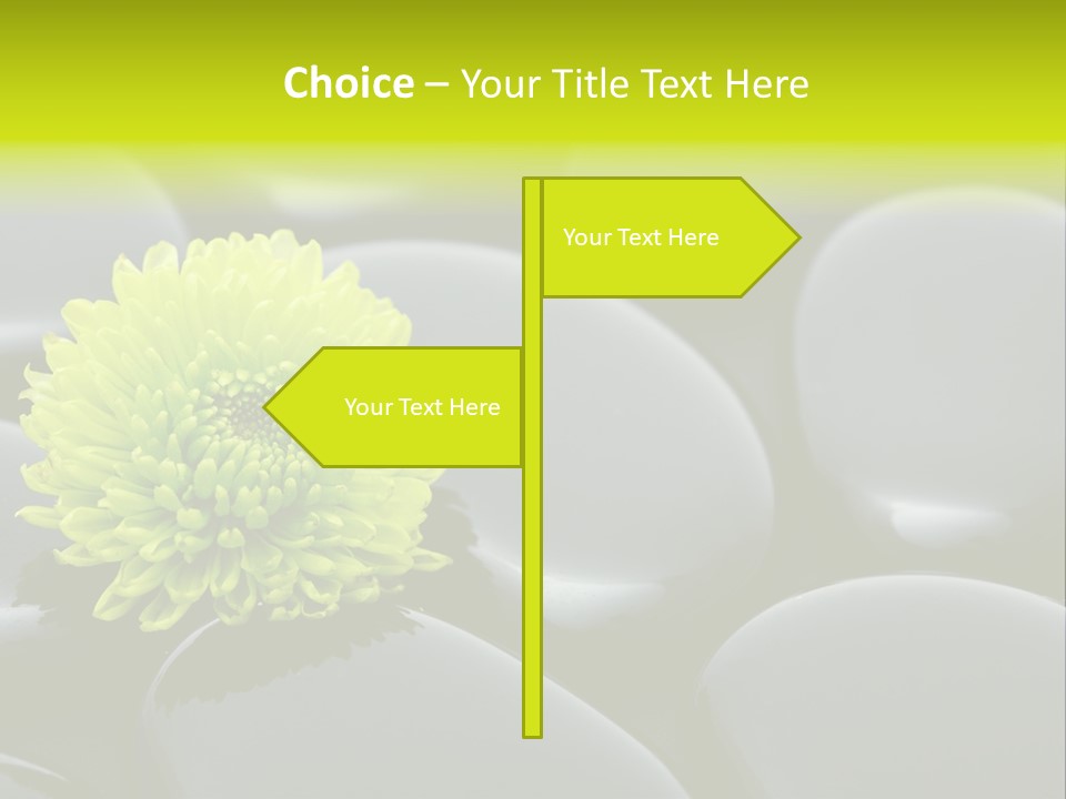 Tranquil Contrast Abstract PowerPoint Template