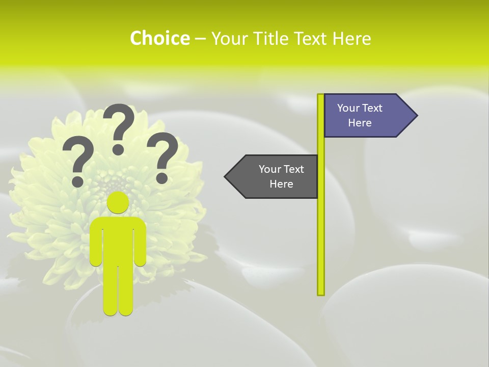 Tranquil Contrast Abstract PowerPoint Template