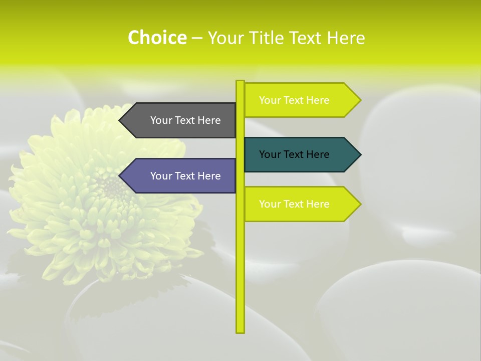 Tranquil Contrast Abstract PowerPoint Template