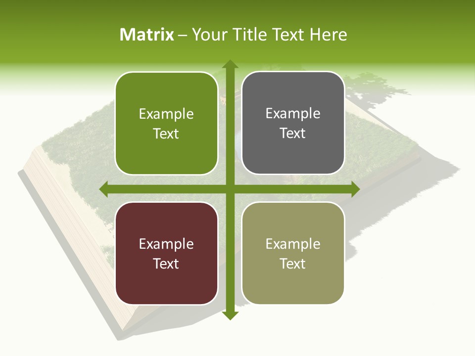 Literature Overgrown Nature PowerPoint Template