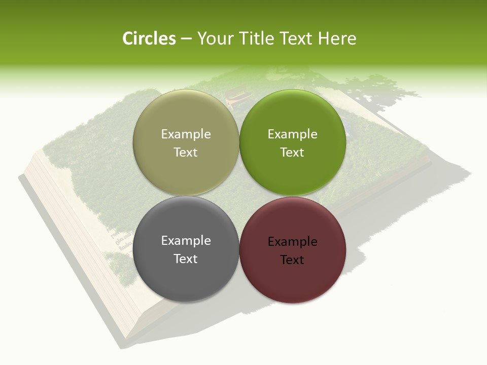 Literature Overgrown Nature PowerPoint Template