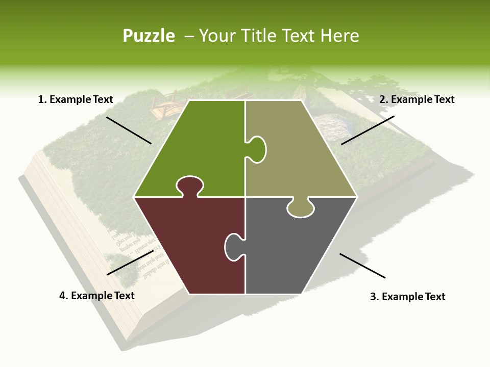 Literature Overgrown Nature PowerPoint Template