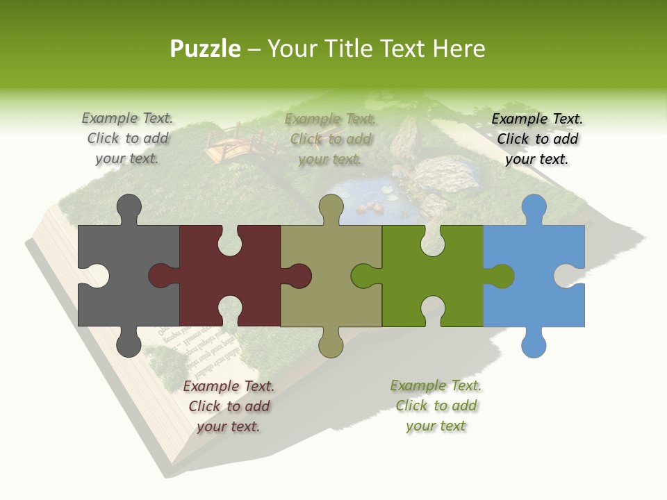 Literature Overgrown Nature PowerPoint Template