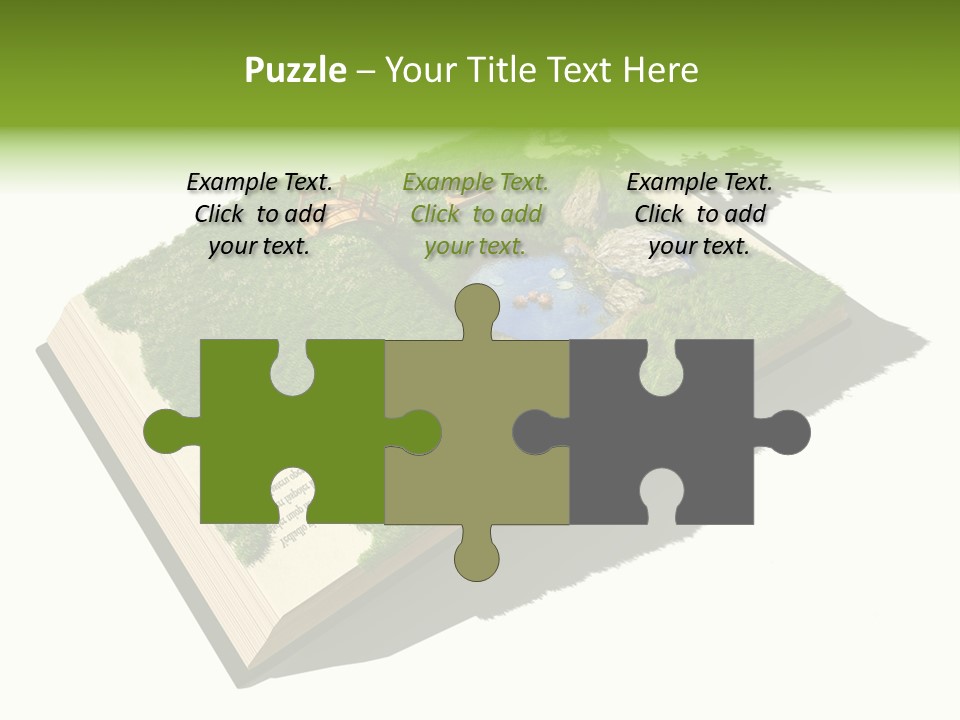 Literature Overgrown Nature PowerPoint Template