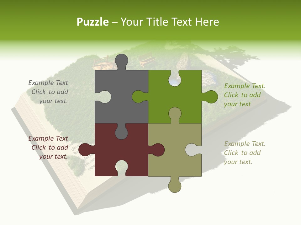 Literature Overgrown Nature PowerPoint Template