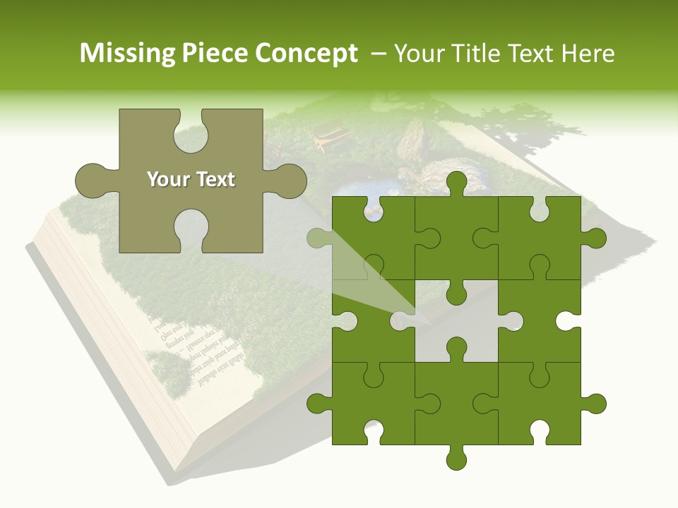 Literature Overgrown Nature PowerPoint Template