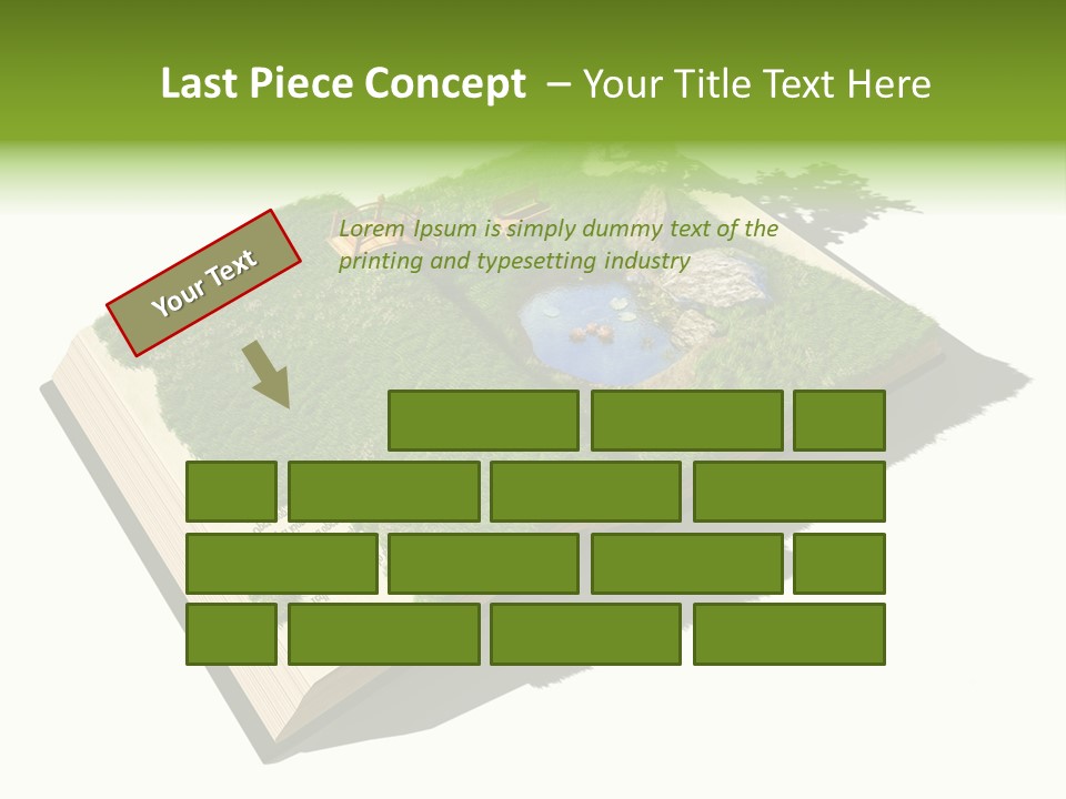 Literature Overgrown Nature PowerPoint Template