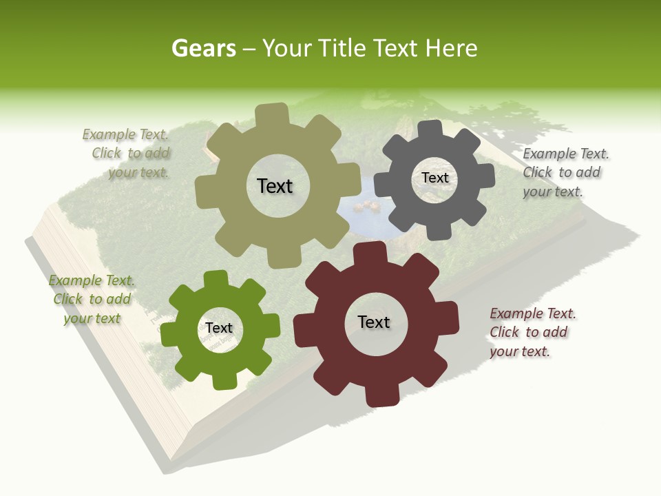 Literature Overgrown Nature PowerPoint Template