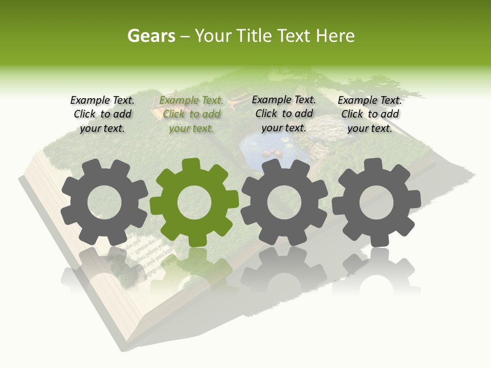 Literature Overgrown Nature PowerPoint Template