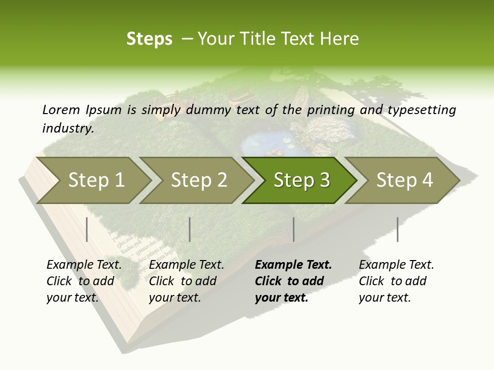 Literature Overgrown Nature PowerPoint Template