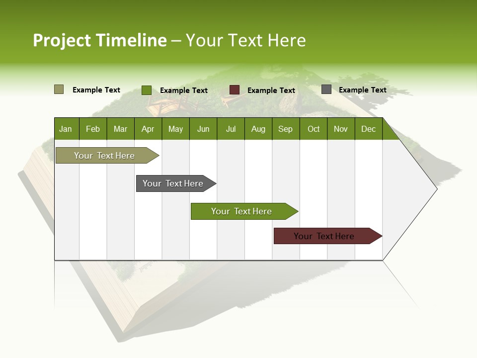 Literature Overgrown Nature PowerPoint Template