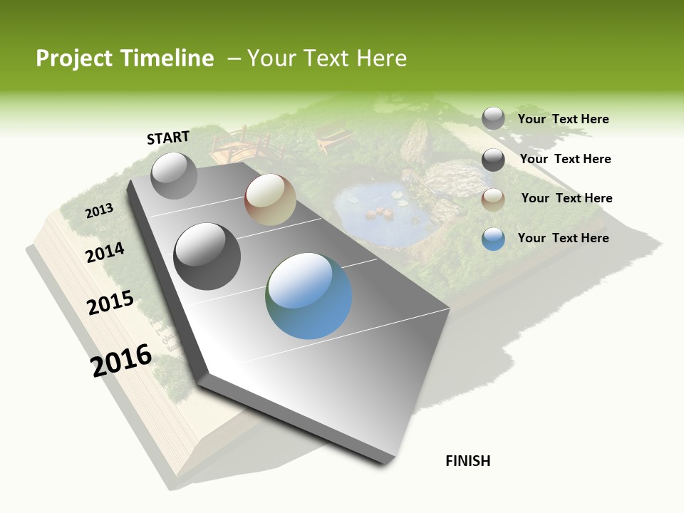 Literature Overgrown Nature PowerPoint Template