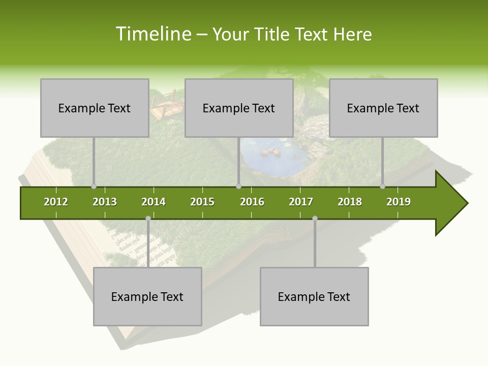 Literature Overgrown Nature PowerPoint Template