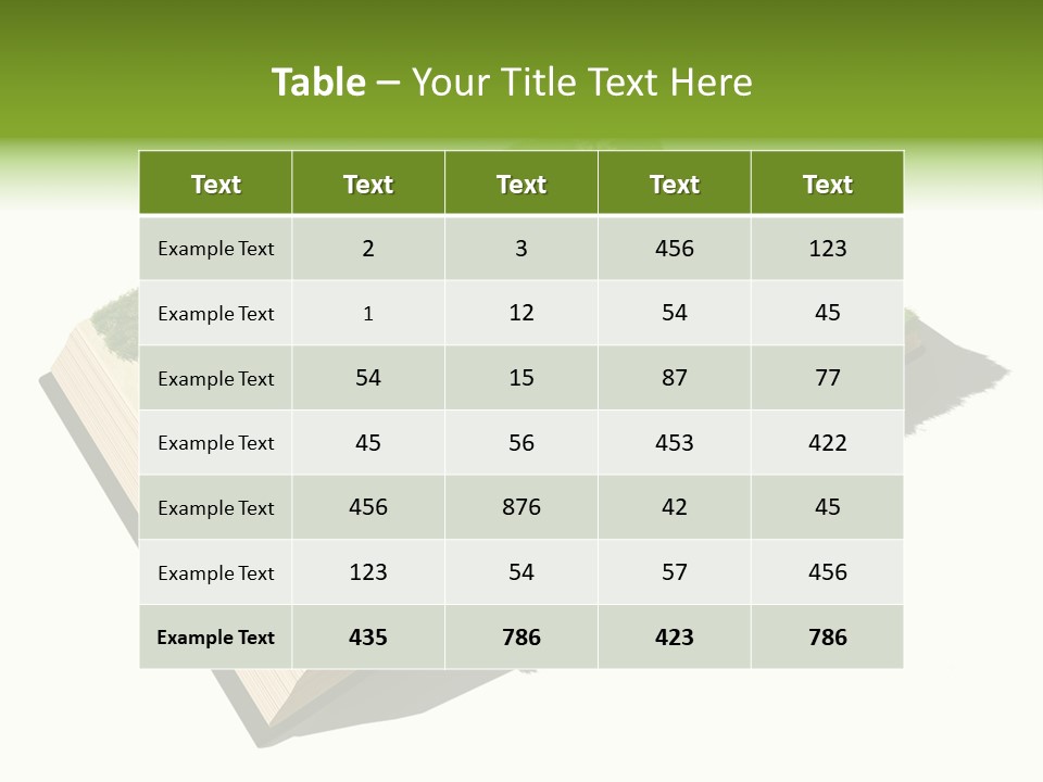 Literature Overgrown Nature PowerPoint Template
