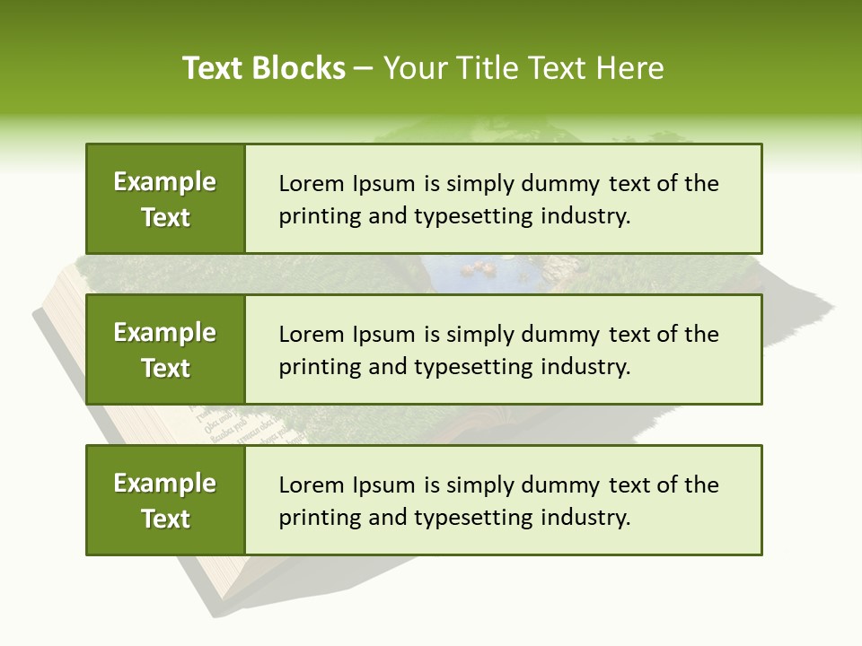 Literature Overgrown Nature PowerPoint Template
