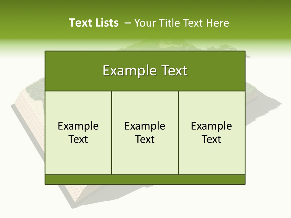 Literature Overgrown Nature PowerPoint Template