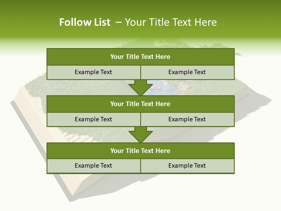 Literature Overgrown Nature PowerPoint Template