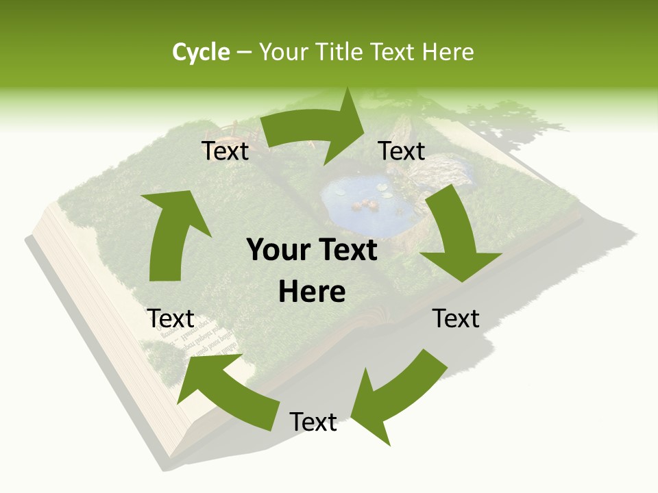 Literature Overgrown Nature PowerPoint Template