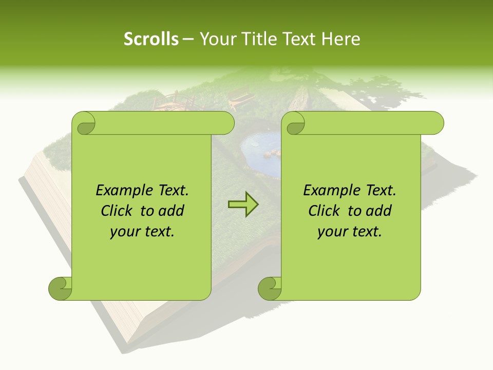 Literature Overgrown Nature PowerPoint Template
