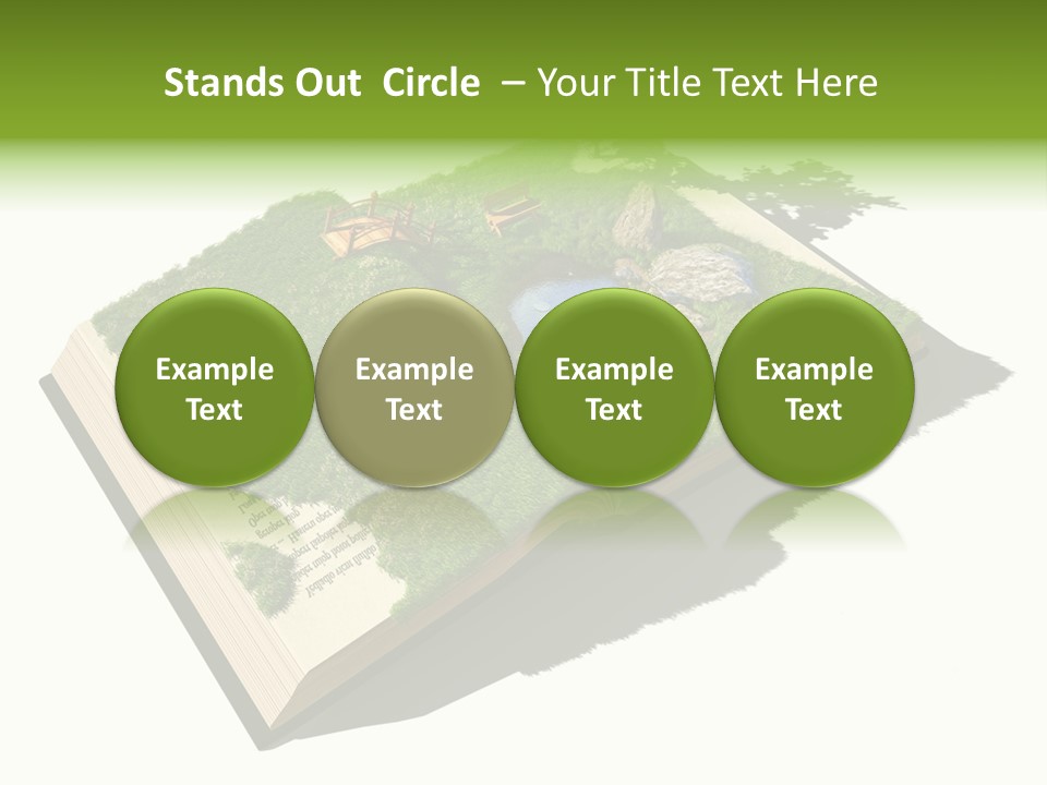 Literature Overgrown Nature PowerPoint Template