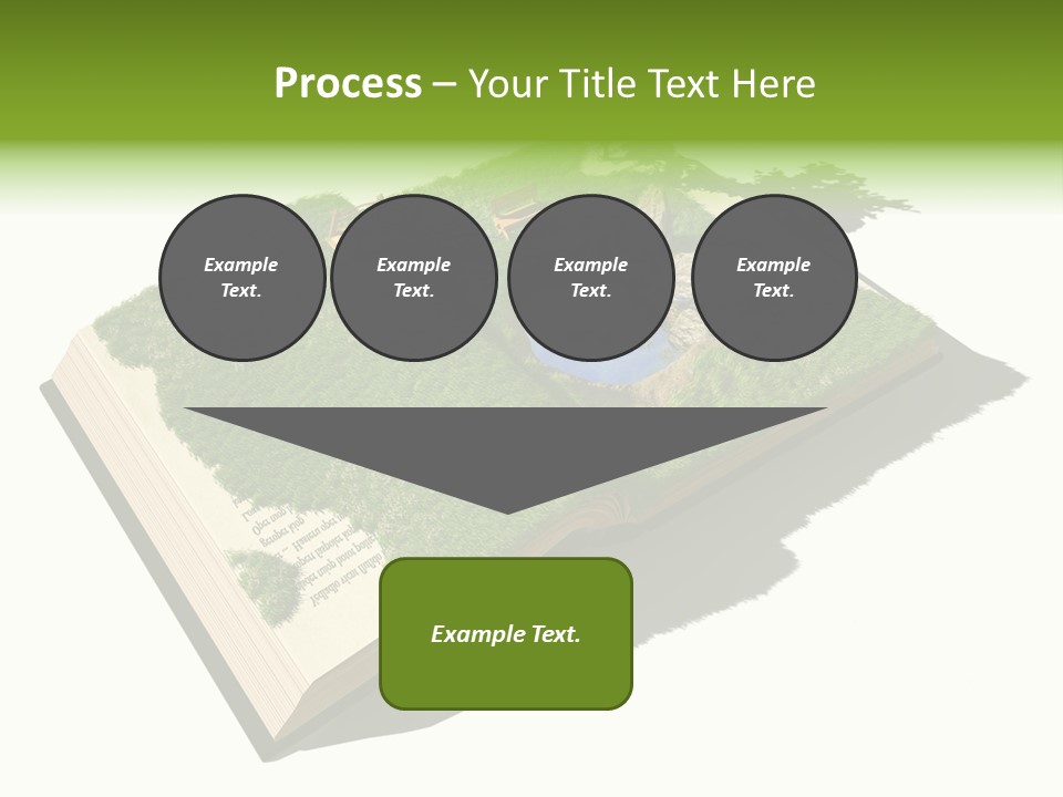 Literature Overgrown Nature PowerPoint Template