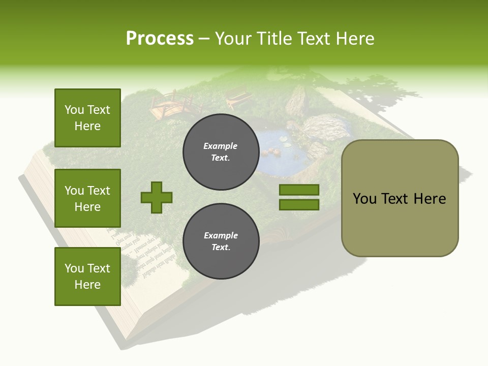 Literature Overgrown Nature PowerPoint Template