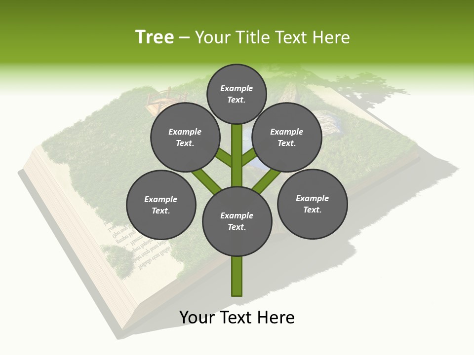Literature Overgrown Nature PowerPoint Template