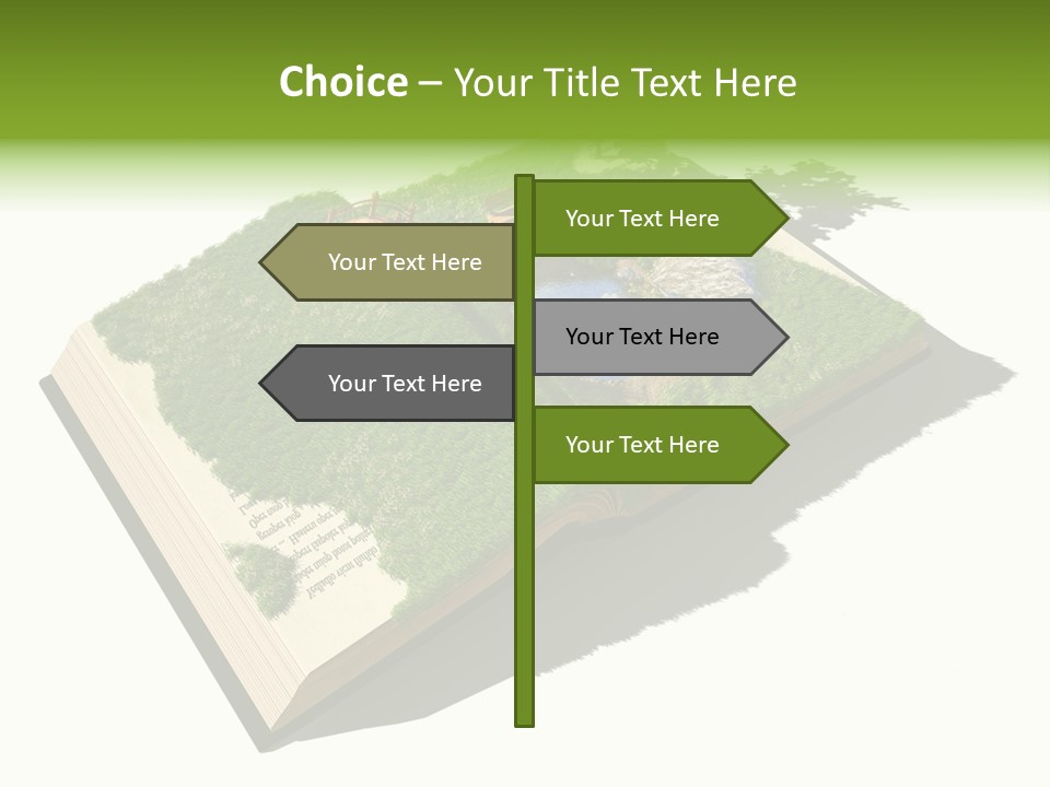 Literature Overgrown Nature PowerPoint Template
