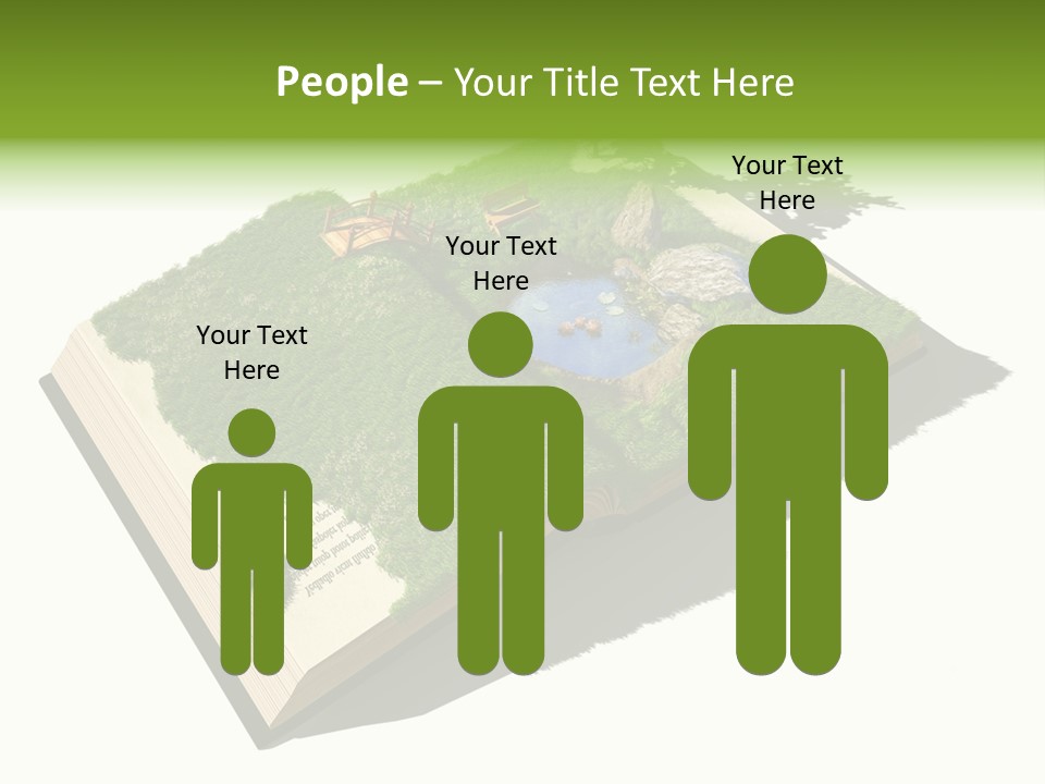 Literature Overgrown Nature PowerPoint Template