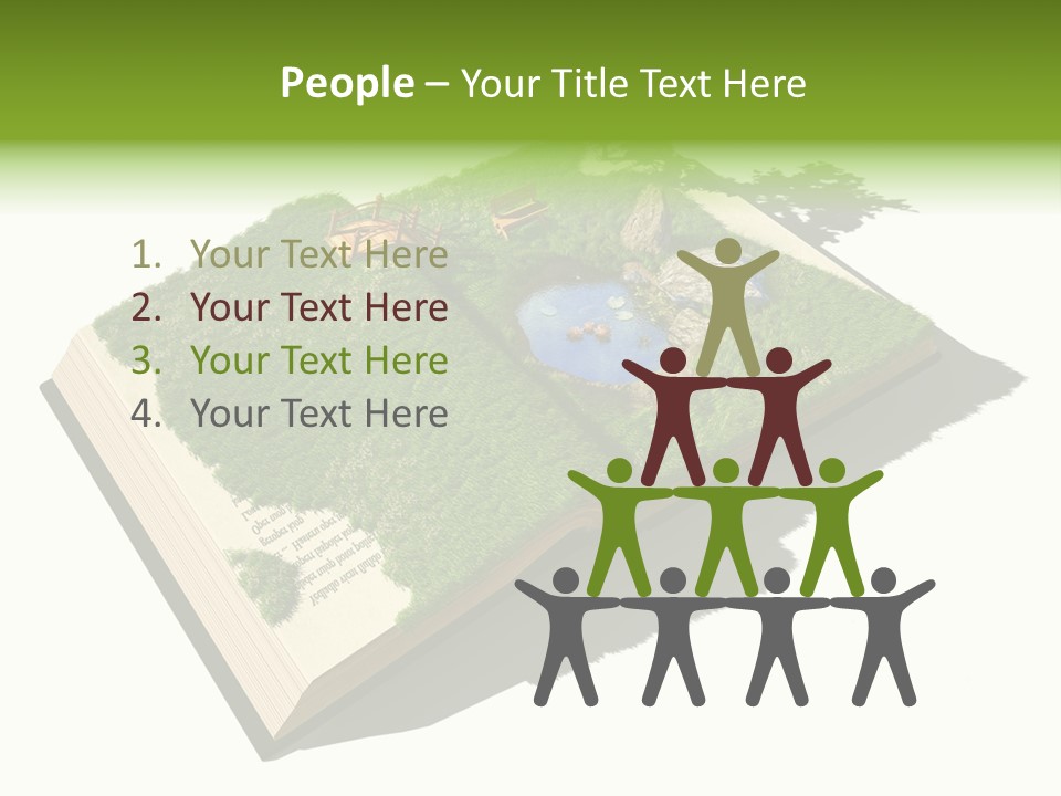 Literature Overgrown Nature PowerPoint Template