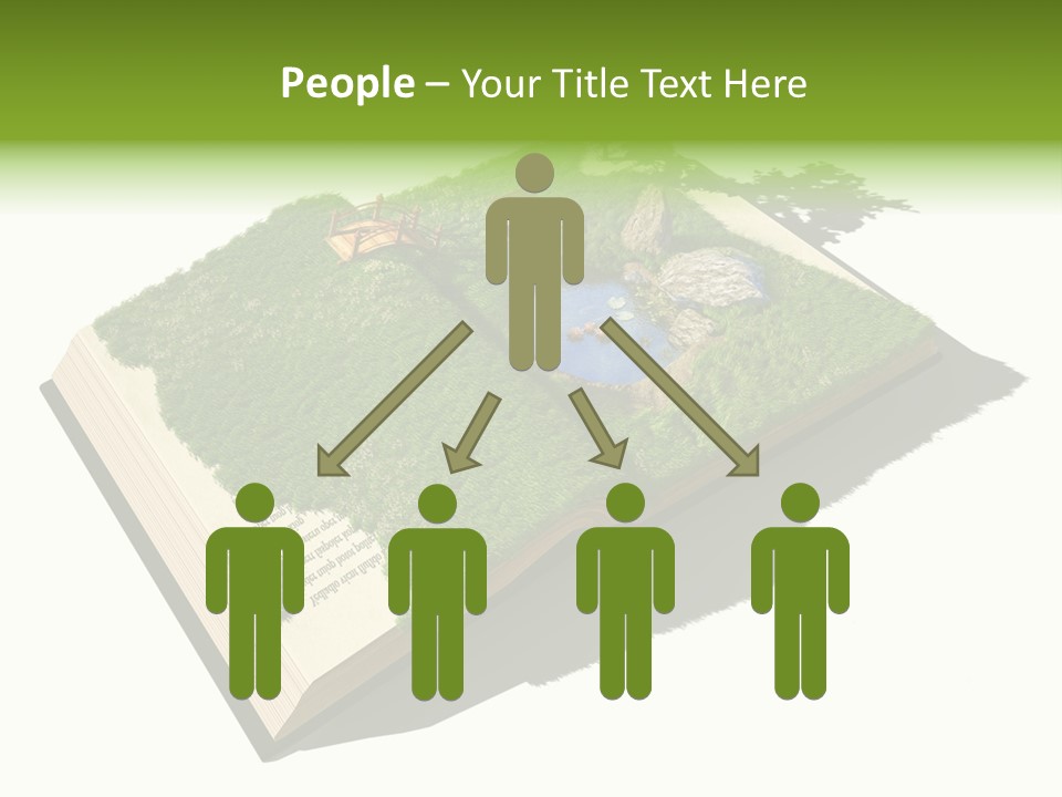 Literature Overgrown Nature PowerPoint Template