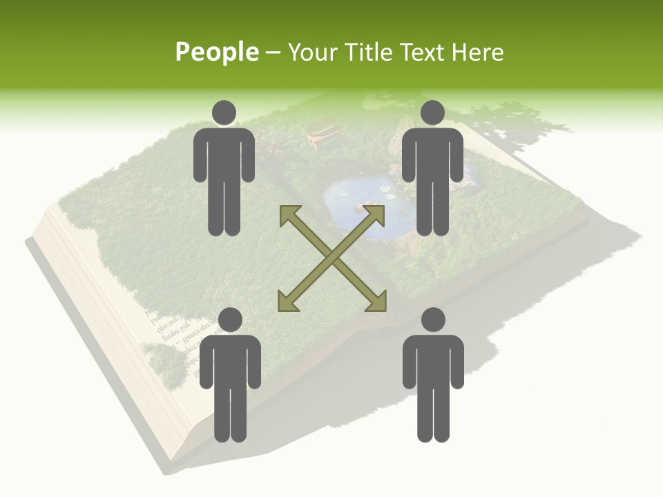 Literature Overgrown Nature PowerPoint Template