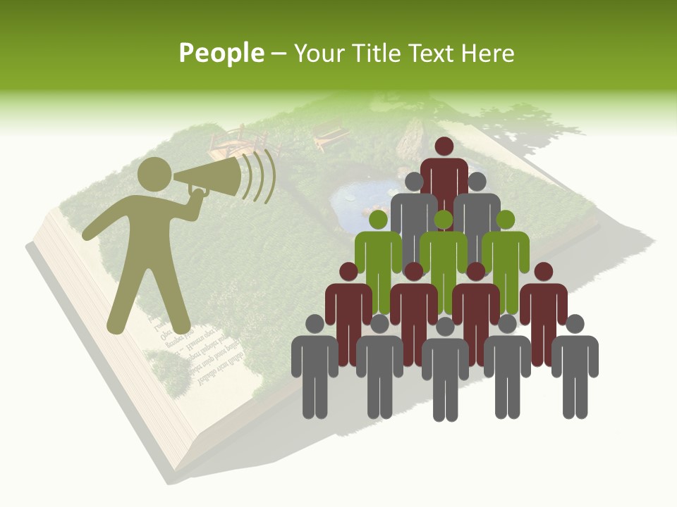 Literature Overgrown Nature PowerPoint Template