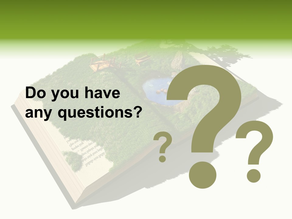 Literature Overgrown Nature PowerPoint Template