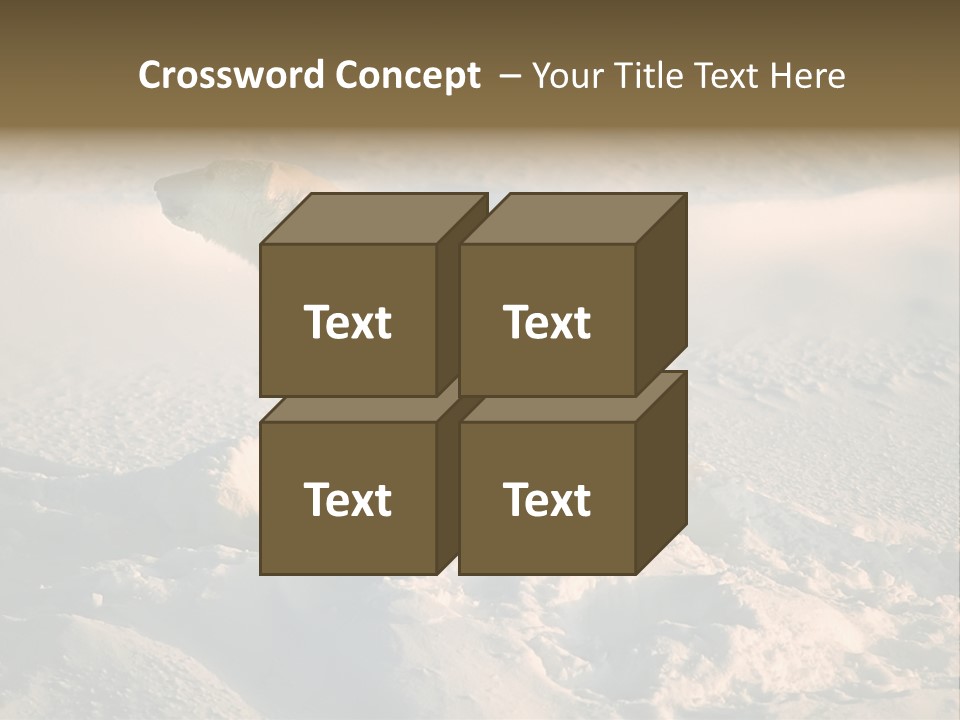 Cold Young Animal PowerPoint Template