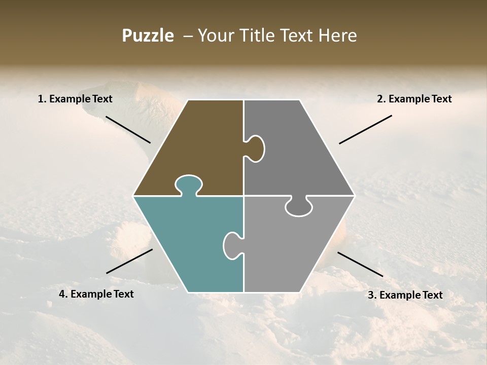 Cold Young Animal PowerPoint Template