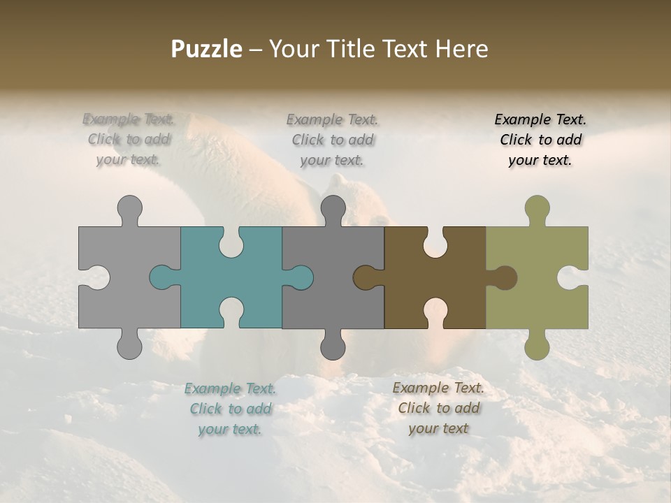 Cold Young Animal PowerPoint Template