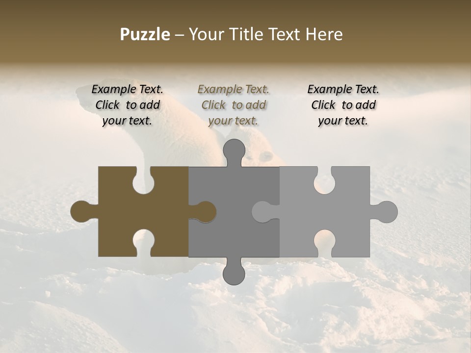 Cold Young Animal PowerPoint Template