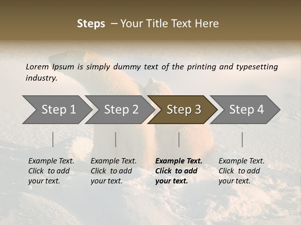 Cold Young Animal PowerPoint Template