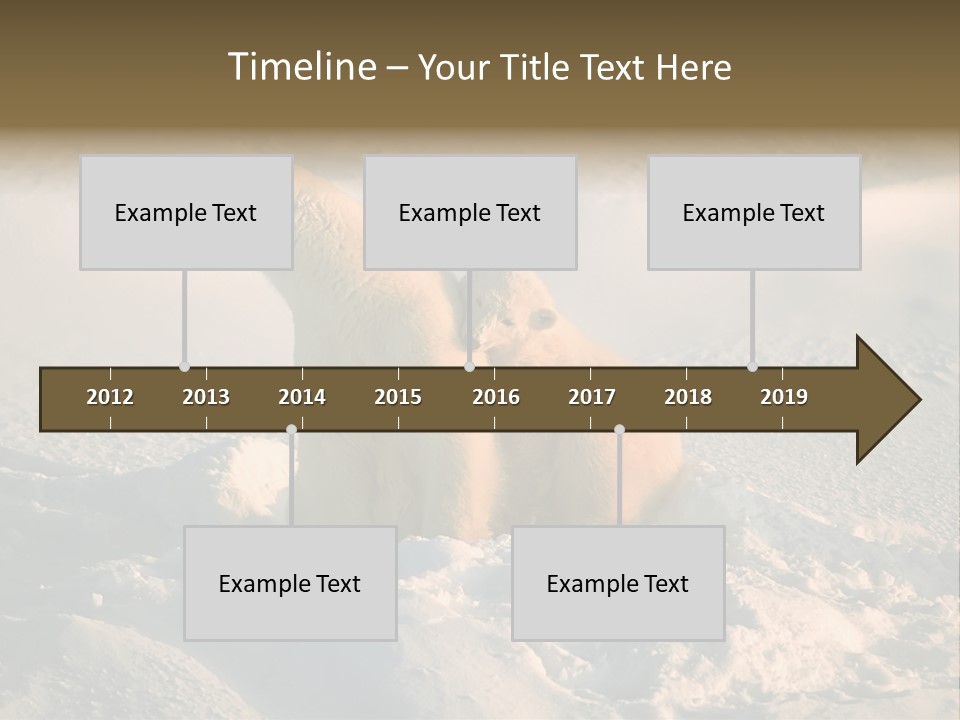 Cold Young Animal PowerPoint Template